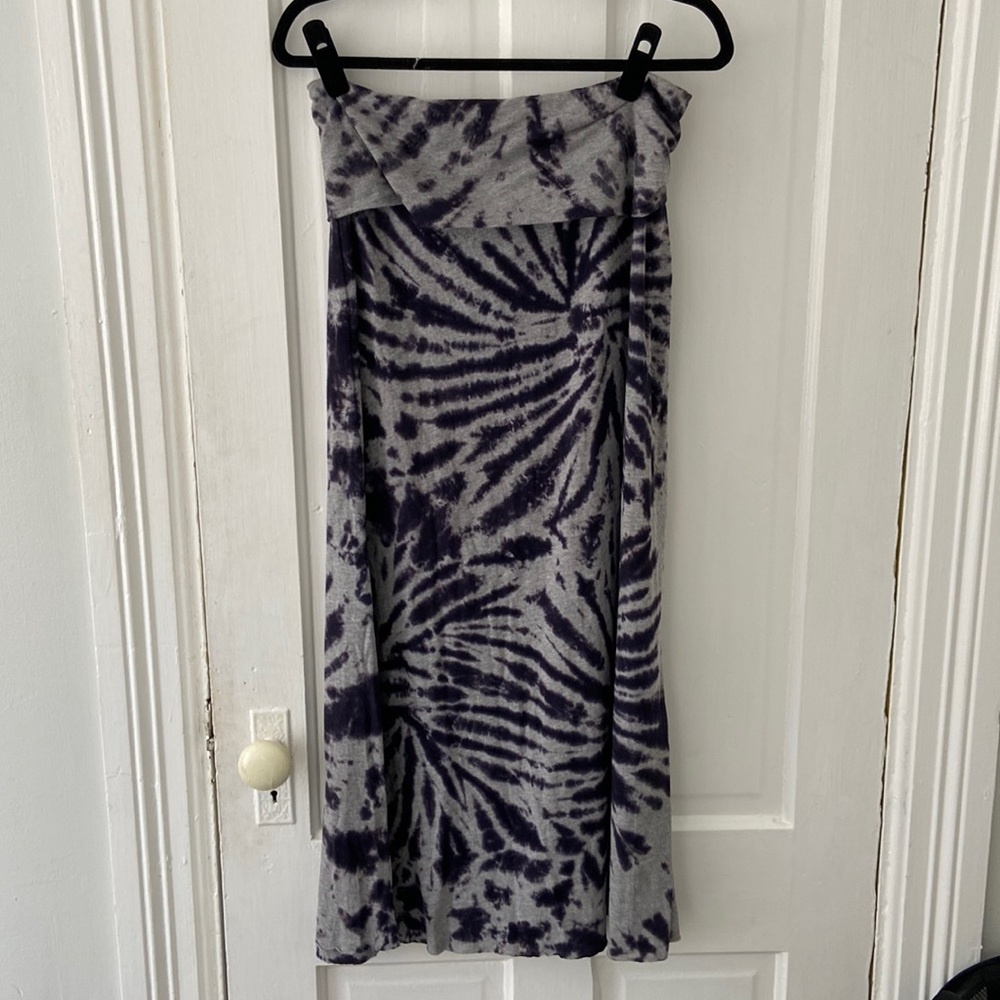 Tie Dye Maxi Skirt